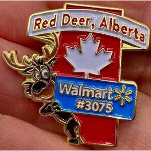 Walmart Pin - Red Deer, Alberta - Store #3075 - Hogeye 2018 Backside